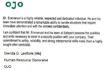 OJO Testimonial